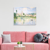 Claude Monet - Vetheuil in de zomer Canvas Afdruk (Insitu (Woonkamer))