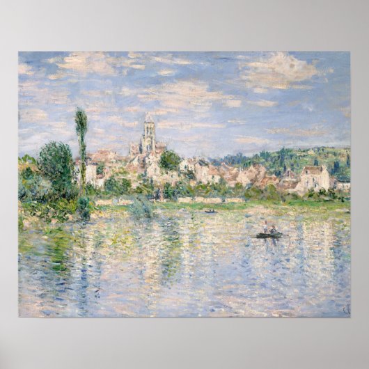 Claude Monet - Vetheuil in de zomer Poster (Voorkant)