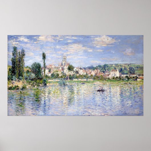 Claude Monet Vétheuil in de zomer Poster (Voorkant)