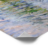 Claude Monet Vétheuil in de zomer Poster (Hoek)