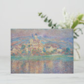 Claude Monet - Vetheuil, Sunset Bedankkaart (Staand voorkant)