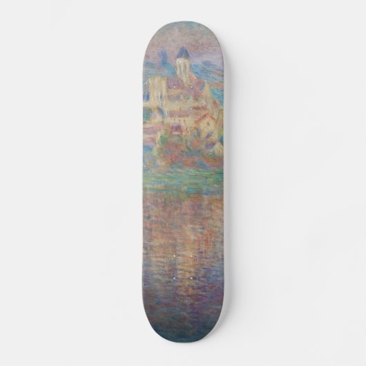 Claude Monet - Vetheuil, Sunset Persoonlijk Skateboard (Voorkant)