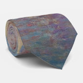 Claude Monet - Vetheuil, Sunset Stropdas (Opgerold)