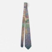 Claude Monet - Vetheuil, Sunset Stropdas (Achterkant)