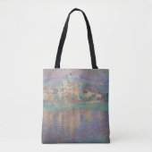 Claude Monet - Vetheuil, Sunset Tote Bag (Voorkant)