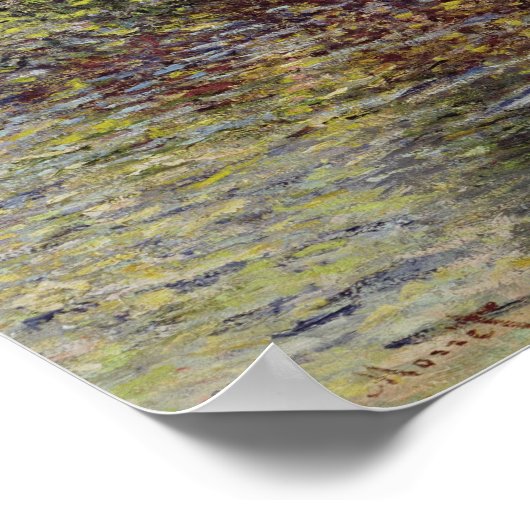 Claude Monet | Vetheuil, Uitzicht van Lavacourt, 1 Poster (Hoek)