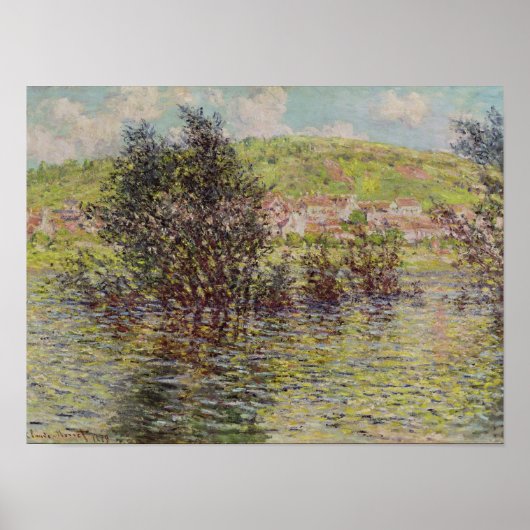 Claude Monet | Vetheuil, Uitzicht van Lavacourt, 1 Poster (Voorkant)
