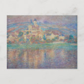 Claude Monet - Vetheuil, Zonsondergang Briefkaart (Voorkant)