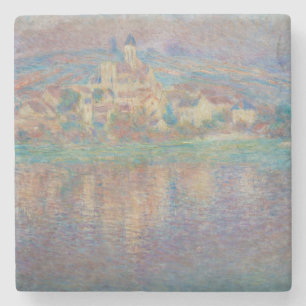 Claude Monet - Vetheuil, Zonsondergang Stenen Onderzetter