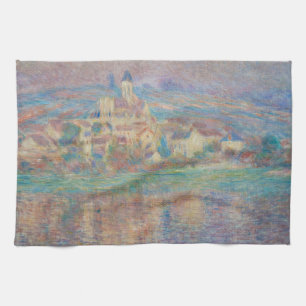Claude Monet - Vetheuil, Zonsondergang Theedoek