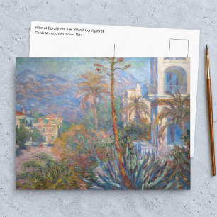 Claude Monet - Villa's in Bordighera Briefkaart