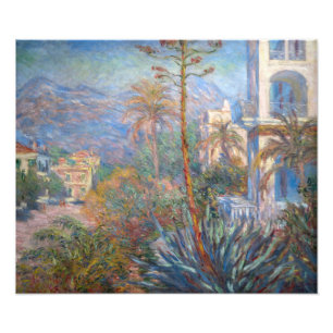 Claude Monet - Villa's in Bordighera Foto Afdruk