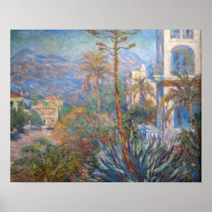 Claude Monet - Villa's in Bordighera Poster