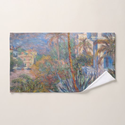 Claude Monet - Villas op Bordighera Bad Handdoek (Handdoek)