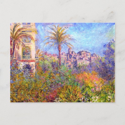 Claude Monet Villas op Bordighera Briefkaart (Voorkant)