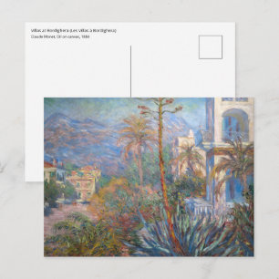 Claude Monet - Villas op Bordighera Briefkaart
