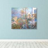Claude Monet - Villas op Bordighera Canvas Afdruk (Insitu (Houten vloer))