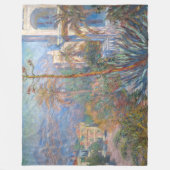 Claude Monet - Villas op Bordighera Fleece Deken (Voorkant)