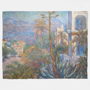 Claude Monet - Villas op Bordighera Fleece Deken