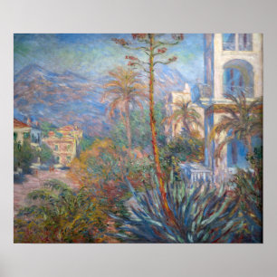 Claude Monet - Villas op Bordighera Poster