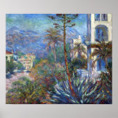 Claude Monet Villas op Bordighera Poster (Voorkant)
