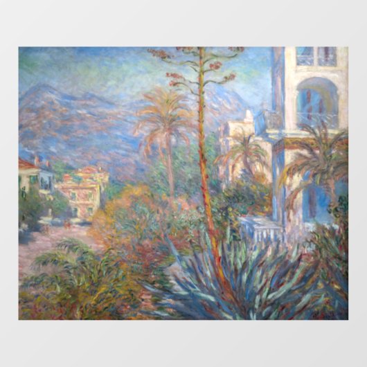 Claude Monet - Villas op Bordighera Raamsticker (Vel)