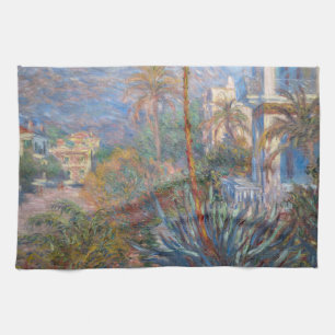 Claude Monet - Villas op Bordighera Theedoek