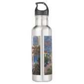 Claude Monet - Villas op Bordighera Waterfles (Achterkant)