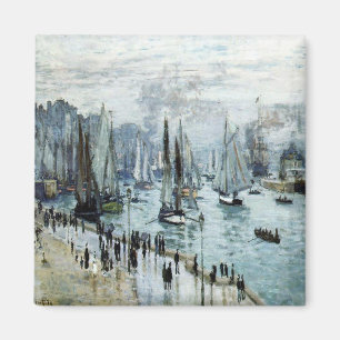 Claude Monet Vist boten die de haven verlaten Magneet
