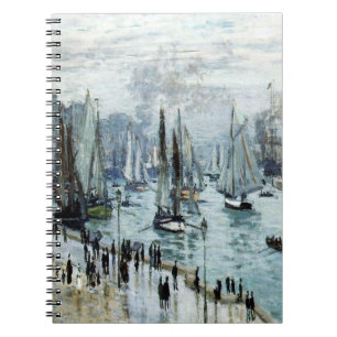 Claude Monet Vist boten die de haven verlaten Notitieboek