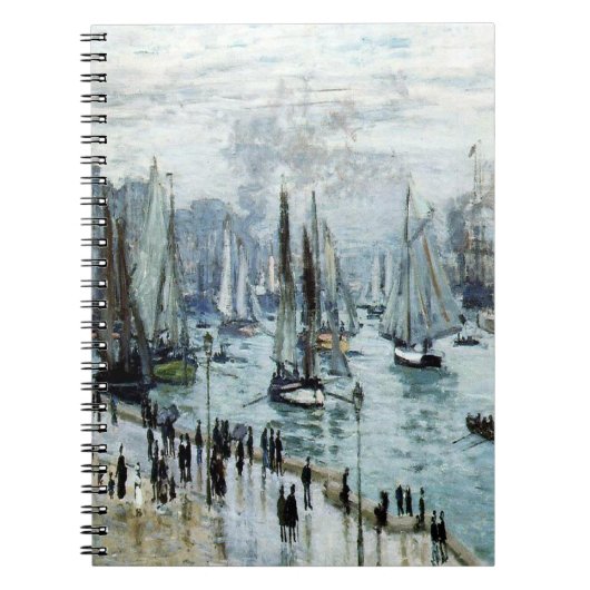 Claude Monet Vist boten die de haven verlaten Notitieboek (Voorkant)