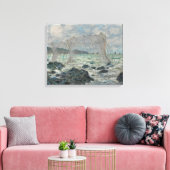 Claude Monet - Vist netten in Pourville Canvas Afdruk (Insitu (Woonkamer))