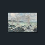 Claude Monet - Vist netten in Pourville Canvas Afdruk<br><div class="desc">Vist Nets te Pourville door Claude Monet, 1882. Claude Monet was de oprichter van het Franse schilderij Impressionist, en de meest consistente en prolifische beoefenaar van de filosofie van de beweging om zijn perceptie vóór de natuur uit te drukken, vooral wat betreft het schilderen van het landschap in de plein....</div>