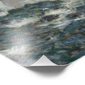 Claude Monet - Vist netten in Pourville Foto Afdruk (Hoek)