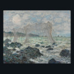 Claude Monet - Vist netten in Pourville Foto Afdruk<br><div class="desc">Vist Nets te Pourville door Claude Monet, 1882. Claude Monet was de oprichter van het Franse schilderij Impressionist, en de meest consistente en prolifische beoefenaar van de filosofie van de beweging om zijn perceptie vóór de natuur uit te drukken, vooral wat betreft het schilderen van het landschap in de plein....</div>