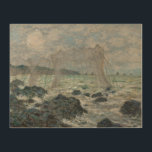 Claude Monet - Vist netten in Pourville Hout Afdruk<br><div class="desc">Vist Nets te Pourville door Claude Monet, 1882. Claude Monet was de oprichter van het Franse schilderij Impressionist, en de meest consistente en prolifische beoefenaar van de filosofie van de beweging om zijn perceptie vóór de natuur uit te drukken, vooral wat betreft het schilderen van het landschap in de plein....</div>