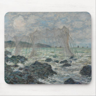Claude Monet - Vist netten in Pourville Muismat