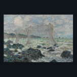 Claude Monet - Vist netten in Pourville Poster<br><div class="desc">Vist Nets te Pourville door Claude Monet, 1882. Claude Monet was de oprichter van het Franse schilderij Impressionist, en de meest consistente en prolifische beoefenaar van de filosofie van de beweging om zijn perceptie vóór de natuur uit te drukken, vooral wat betreft het schilderen van het landschap in de plein....</div>