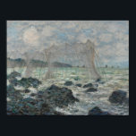 Claude Monet - Vist netten in Pourville Poster<br><div class="desc">Vist Nets te Pourville door Claude Monet, 1882. Claude Monet was de oprichter van het Franse schilderij Impressionist, en de meest consistente en prolifische beoefenaar van de filosofie van de beweging om zijn perceptie vóór de natuur uit te drukken, vooral wat betreft het schilderen van het landschap in de plein....</div>