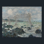 Claude Monet - Vist netten in Pourville Poster<br><div class="desc">Vist Nets te Pourville door Claude Monet, 1882. Claude Monet was de oprichter van het Franse schilderij Impressionist, en de meest consistente en prolifische beoefenaar van de filosofie van de beweging om zijn perceptie vóór de natuur uit te drukken, vooral wat betreft het schilderen van het landschap in de plein....</div>