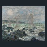 Claude Monet - Vist netten in Pourville Poster<br><div class="desc">Vist Nets te Pourville door Claude Monet, 1882. Claude Monet was de oprichter van het Franse schilderij Impressionist, en de meest consistente en prolifische beoefenaar van de filosofie van de beweging om zijn perceptie vóór de natuur uit te drukken, vooral wat betreft het schilderen van het landschap in de plein....</div>