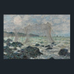 Claude Monet - Vist netten in Pourville Poster<br><div class="desc">Vist Nets te Pourville door Claude Monet, 1882. Claude Monet was de oprichter van het Franse schilderij Impressionist, en de meest consistente en prolifische beoefenaar van de filosofie van de beweging om zijn perceptie vóór de natuur uit te drukken, vooral wat betreft het schilderen van het landschap in de plein....</div>