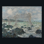 Claude Monet - Vist netten in Pourville Poster<br><div class="desc">Vist Nets te Pourville door Claude Monet, 1882. Claude Monet was de oprichter van het Franse schilderij Impressionist, en de meest consistente en prolifische beoefenaar van de filosofie van de beweging om zijn perceptie vóór de natuur uit te drukken, vooral wat betreft het schilderen van het landschap in de plein....</div>