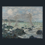 Claude Monet - Vist netten in Pourville Poster<br><div class="desc">Vist Nets te Pourville door Claude Monet, 1882. Claude Monet was de oprichter van het Franse schilderij Impressionist, en de meest consistente en prolifische beoefenaar van de filosofie van de beweging om zijn perceptie vóór de natuur uit te drukken, vooral wat betreft het schilderen van het landschap in de plein....</div>