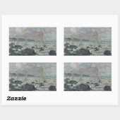Claude Monet - Vist netten in Pourville Rechthoekige Sticker (Vel)