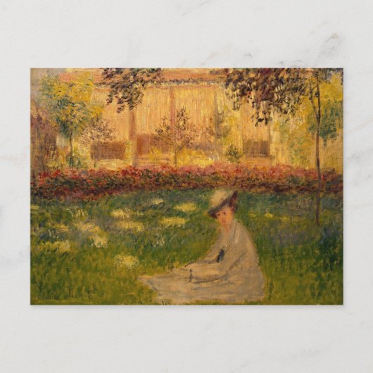 Claude Monet | Vrouw in een Tuin, 1876 Briefkaart (Voorkant)