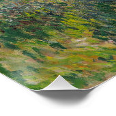 Claude Monet | Vrouw met een kat, c.1875 Perfect Poster (Hoek)