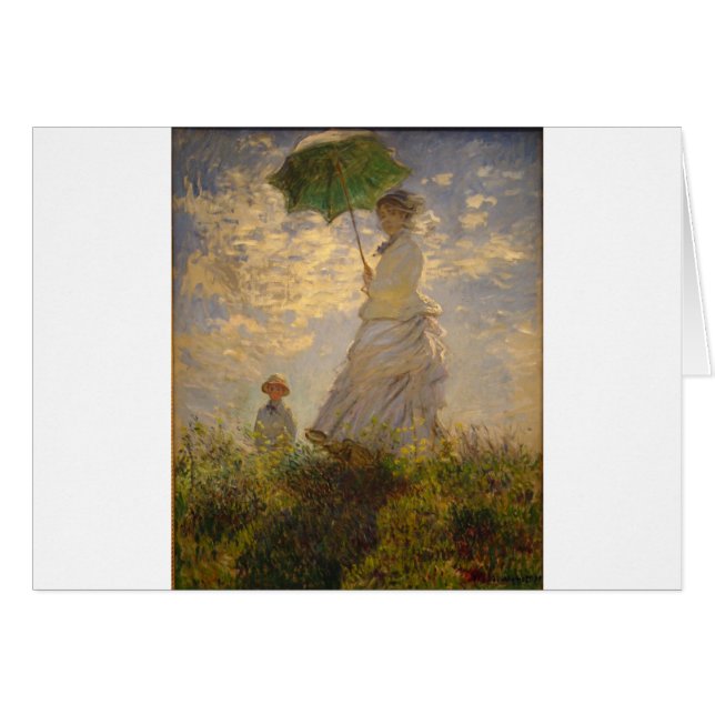 Claude Monet Vrouw met een Parasol, 1875 (Voorkant Horizontaal)