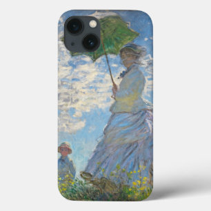 Claude Monet Vrouw met een Parasol iPhone 13 Hoesje
