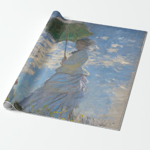 Claude Monet Vrouw met een Parasol Fijne Kunst Cadeaupapier